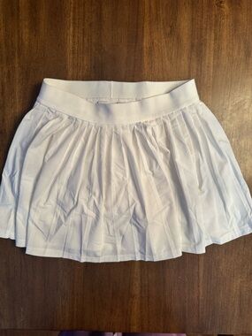 Athleta White Pleated Skirt - Circle Skater Style